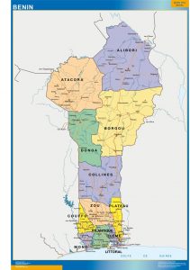 Mapa Benin