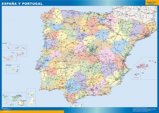 Mapa Espanha de parede