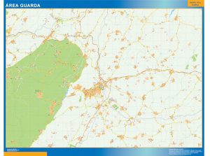 Mapa Guarda área urbana
