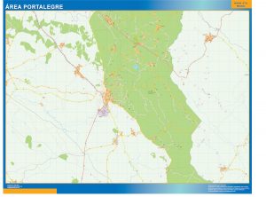 Mapa Portalegre área urbana 1
