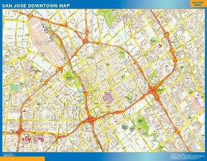 Mapa San Jose downtown