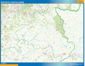 Mapa distrito Portalegre