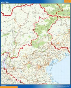 Mapa región Veneto