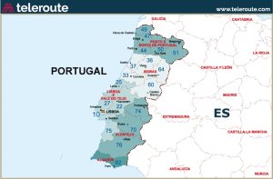 Portugal codigos postais